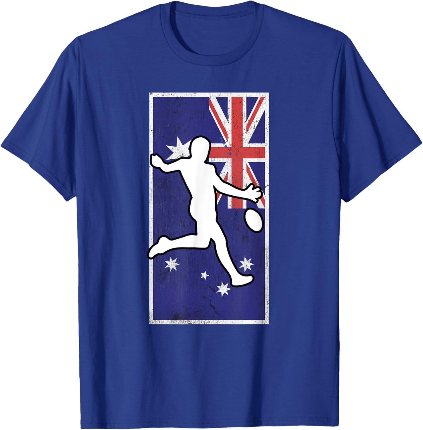 Great Aussie Sport Gift - Australian Rules Football Lovers T-Shirt - T-Shirt | Royal