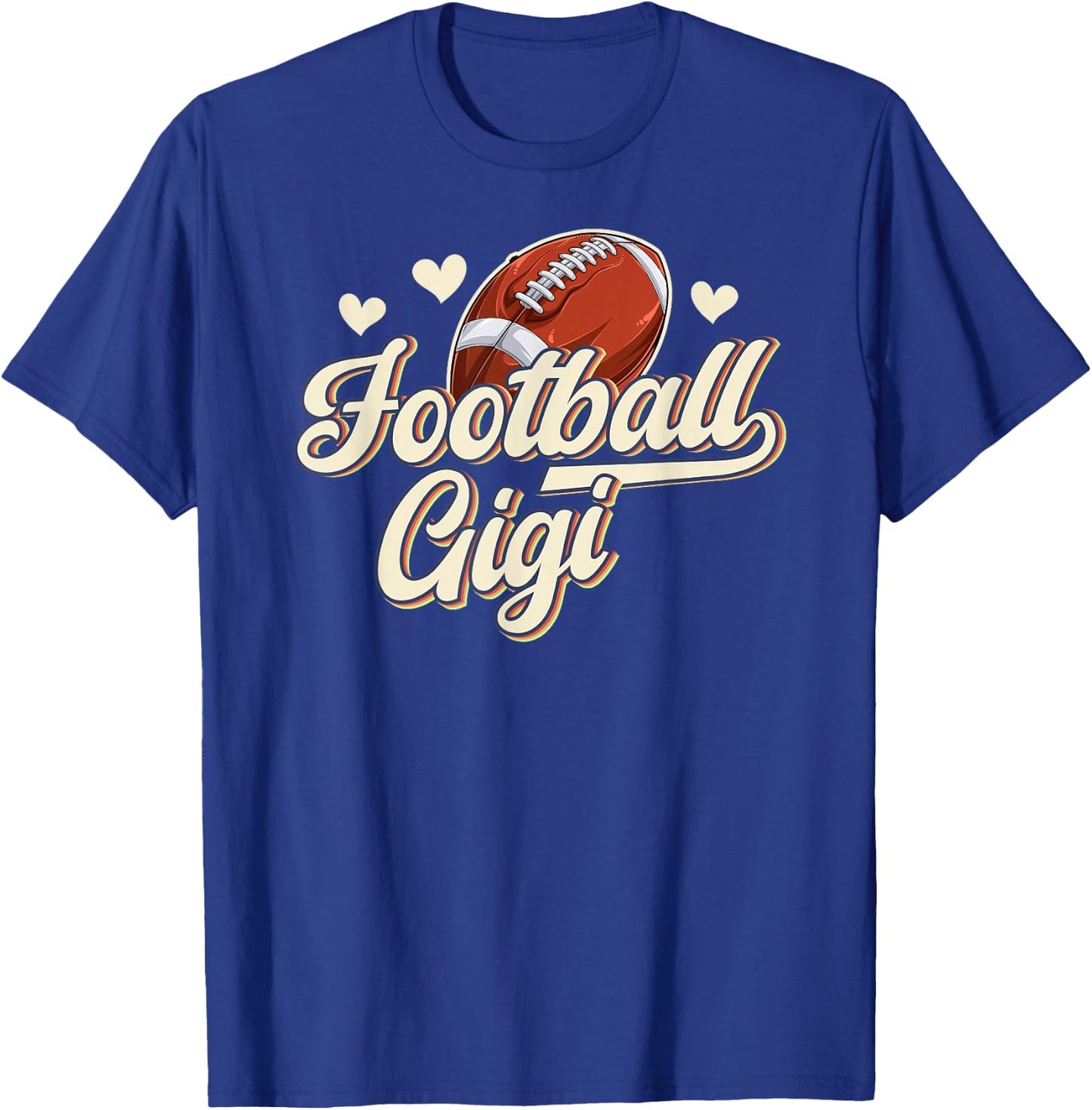 Football Gigi Grandma Gigi Of A Football Player Gigi T-Shirt - T-Shirt | Royal