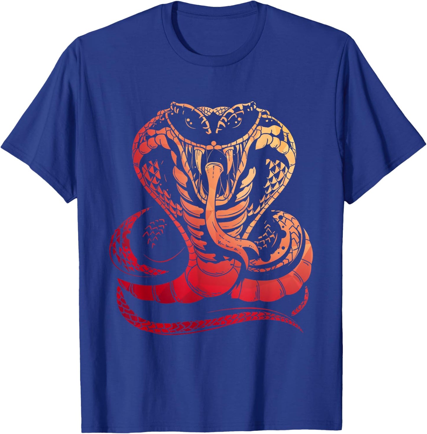 Cobra Snake Zoo Reptile Venom Snake T-Shirt - T-Shirt | Royal