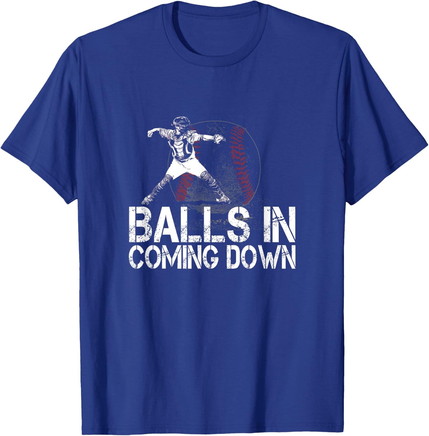 Baseball Catcher - Softball Catcher - Baseball Fan T-Shirt - T-Shirt | Royal