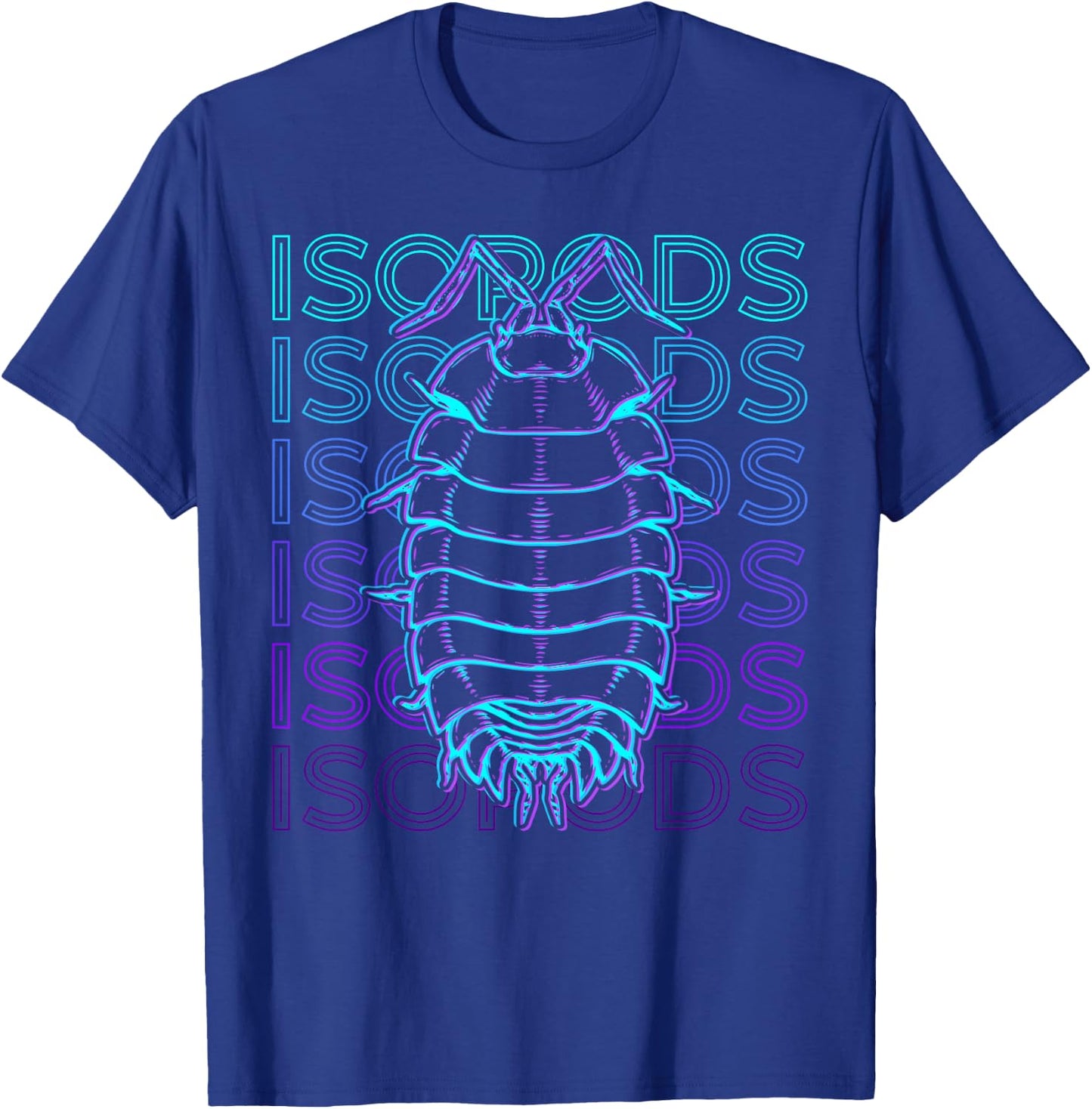 Isopods Bug Collector Retro T-Shirt - T-Shirt | Royal