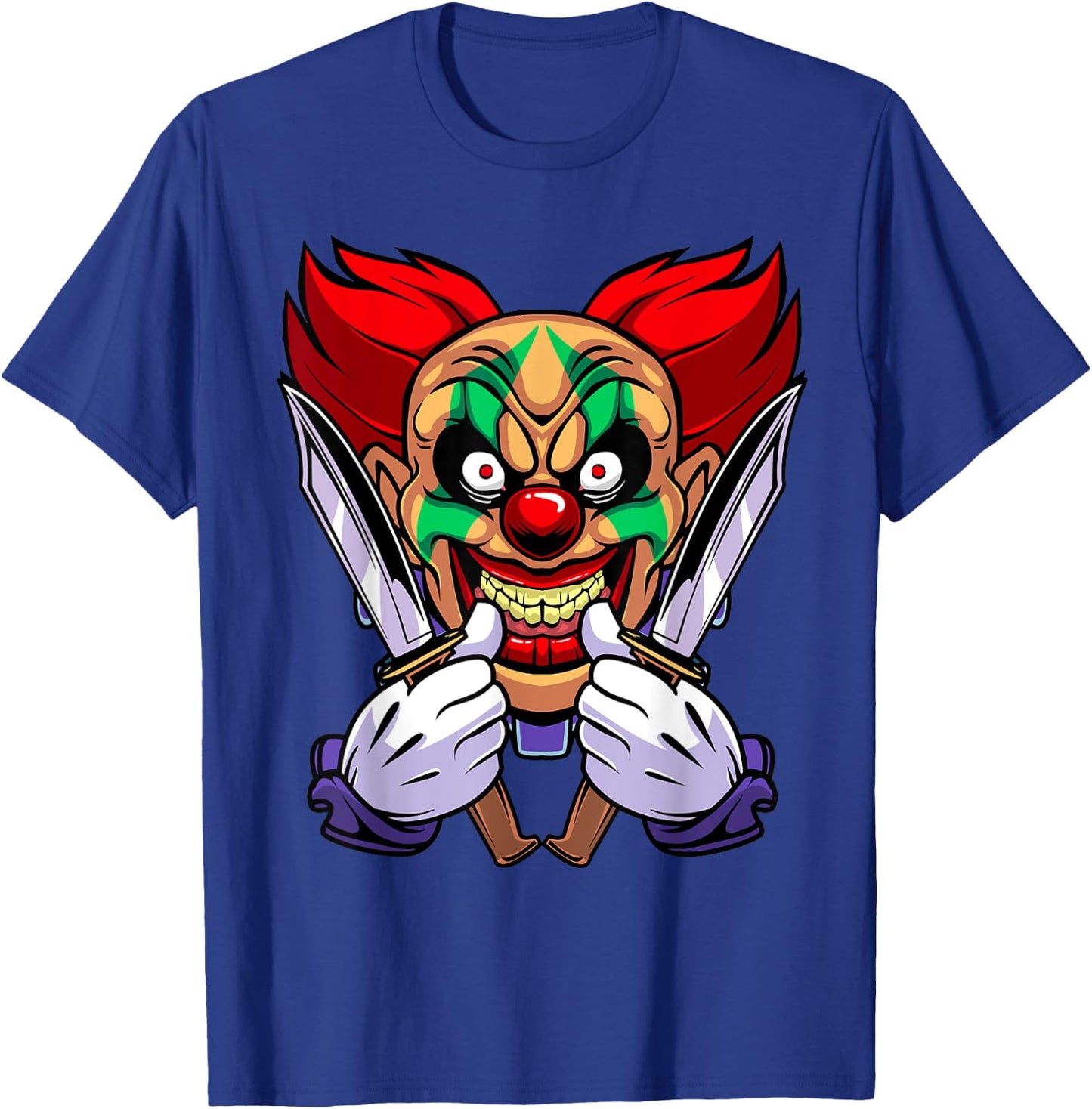 Funny Halloween Clown T-Shirt - T-Shirt | Royal
