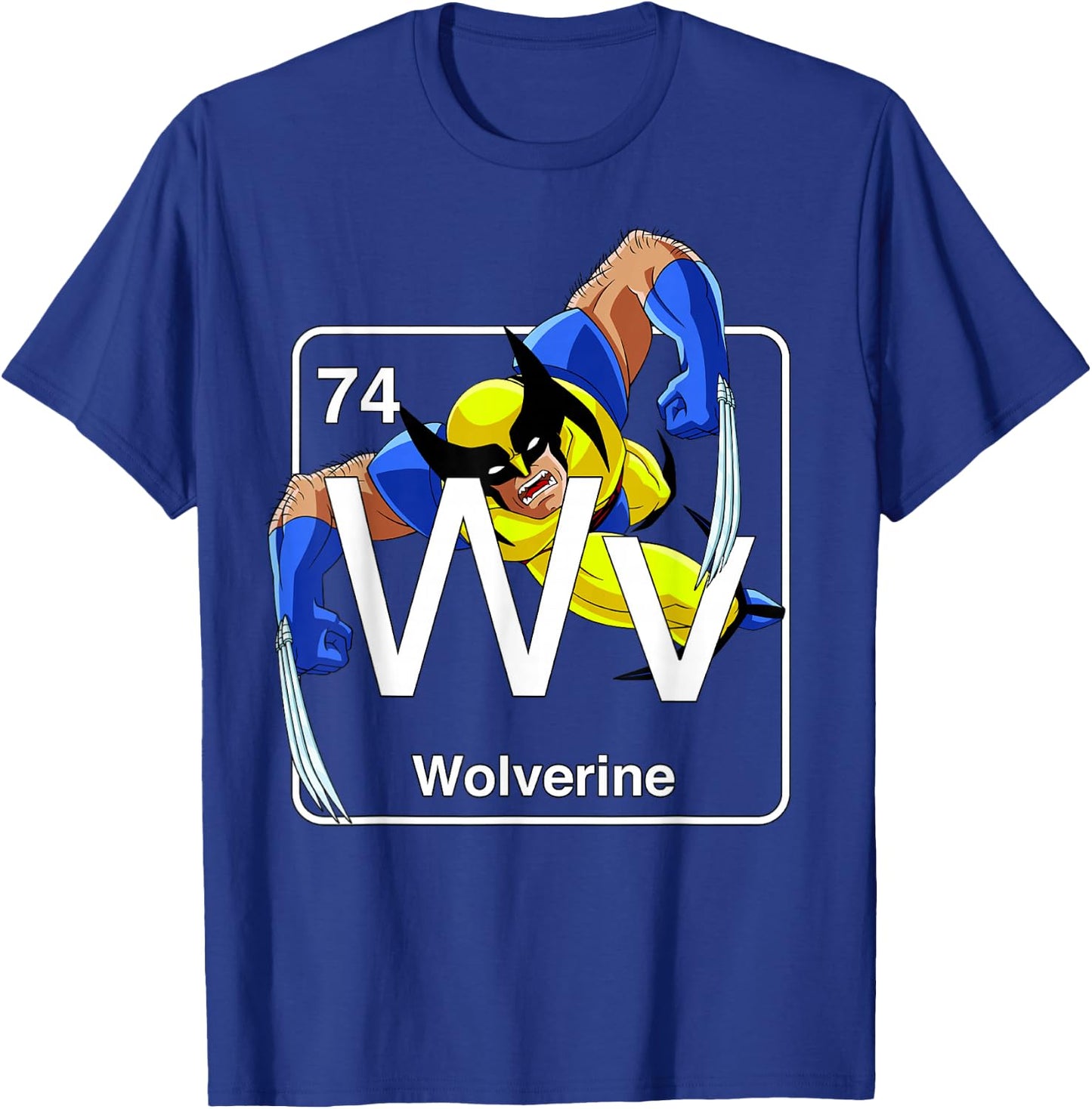 Marvel X-Men Wolverine Element T-Shirt - T-Shirt | Royal
