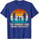 Vintage Retro the Human Fund Money for People T-Shirt - T-Shirt | Royal