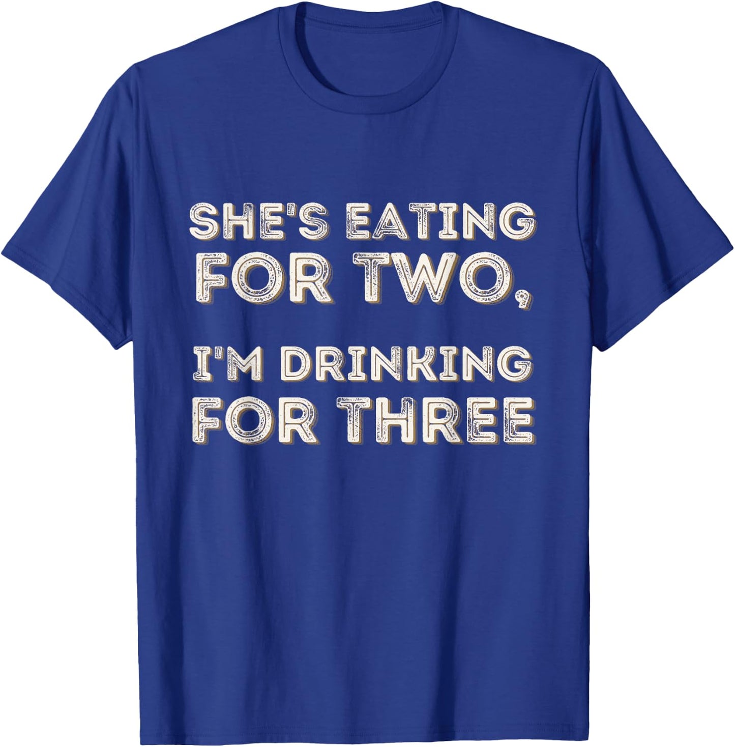 Funny New Dad & Expecting Father - Pregnancy Announcement T-Shirt - T-Shirt | Royal