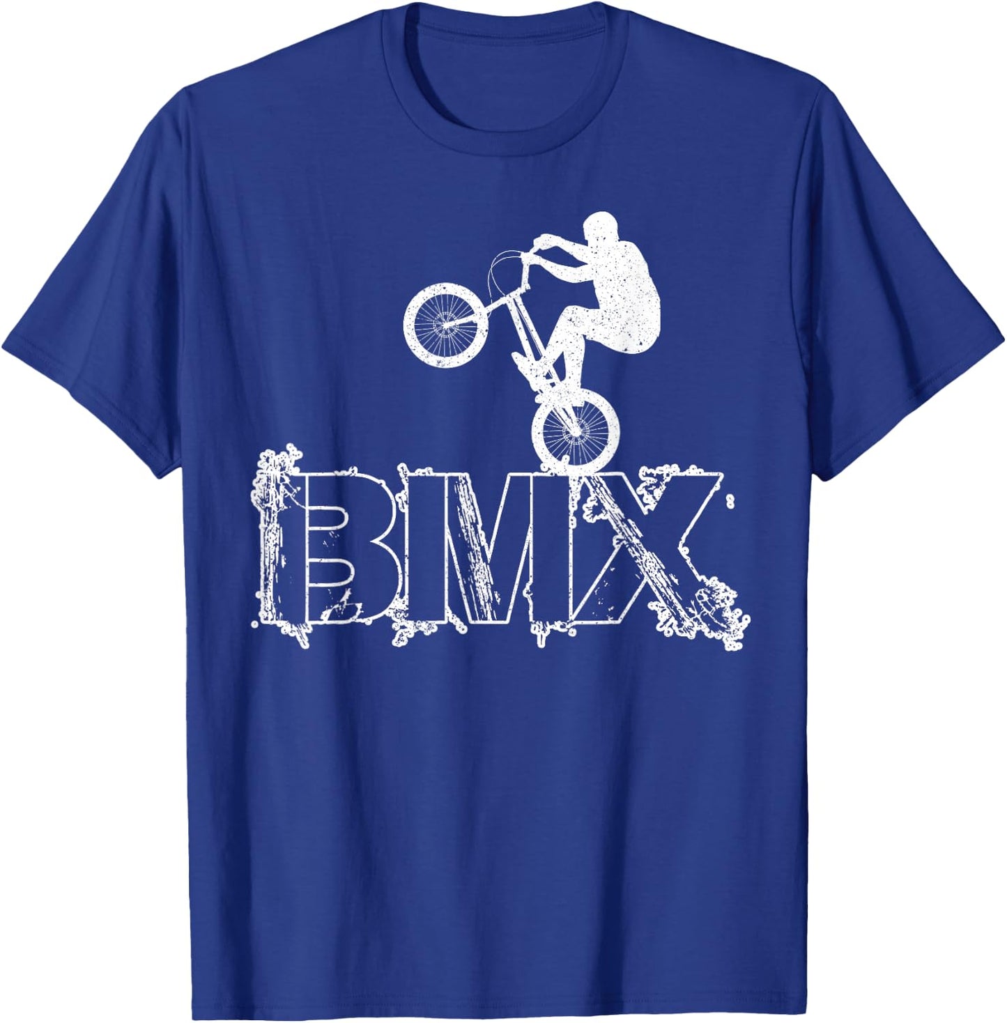 BMX Kids Boys Girls T-Shirt - T-Shirt | Royal
