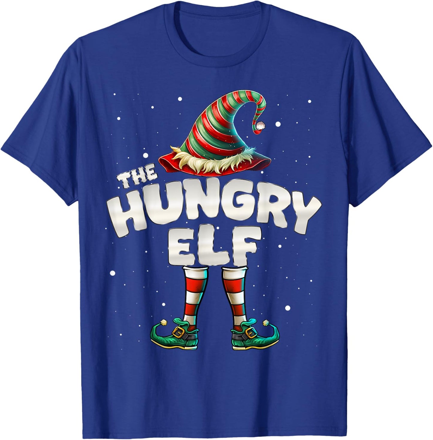I'm The Hungry Elf Family Matching Group Christmas T-Shirt - T-Shirt | Royal