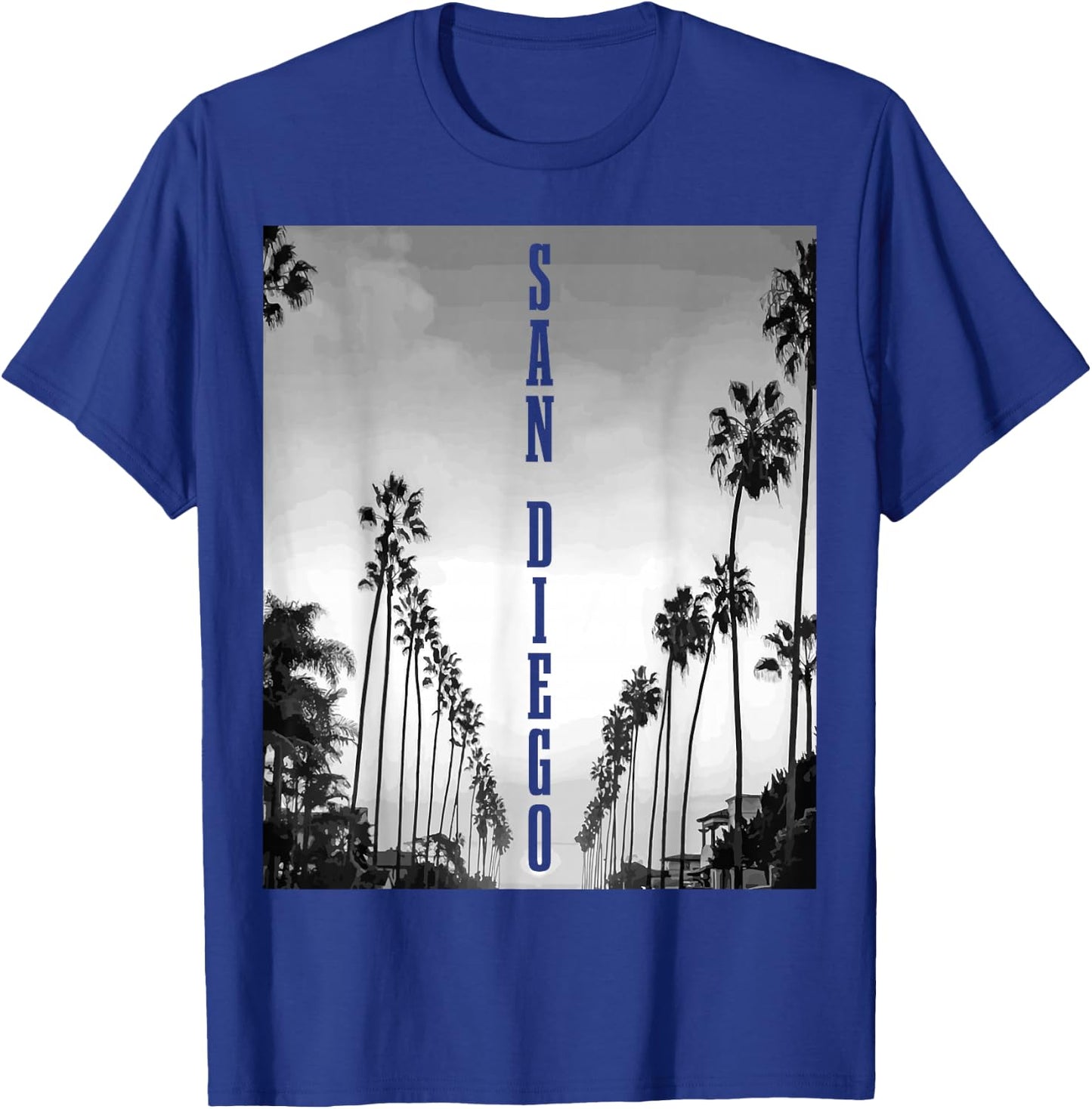 San Diego California West Coast California USA America T-Shirt - T-Shirt | Royal