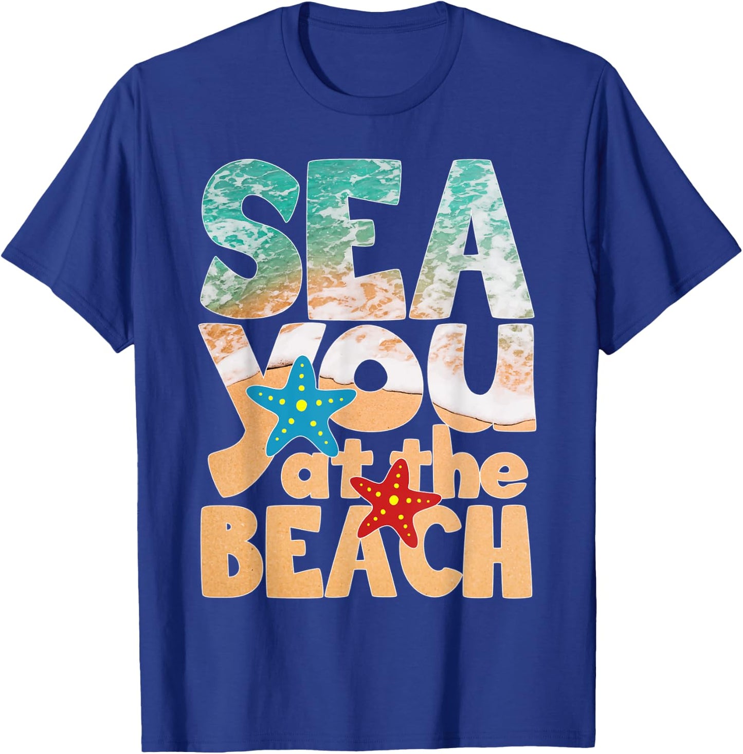 Sea You At The Beach Ocean Swimming Pool Swimmer Swim Men Women Kids T-Shirt - T-Shirt | Royal
