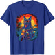 A German Shepherd dog riding a motorcycle T-Shirt - T-Shirt | Royal