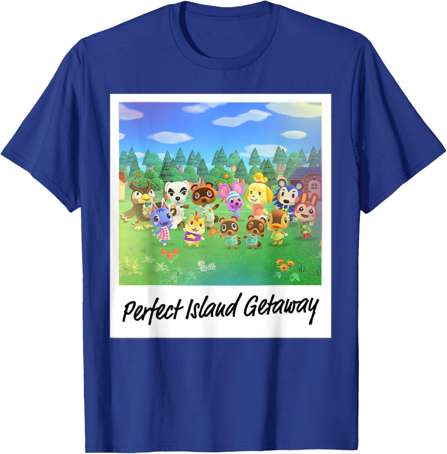 Animal Crossing: New Horizon Perfect Island Getaway Photo T-Shirt - T-Shirt | Royal