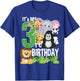It's My 3rd Birthday Party Jungle Safari Zoo Theme Bday T-Shirt - T-Shirt | Royal