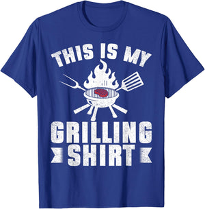 This Is My Grilling Barbecue BBQ Smoker Party Chef T-Shirt - T-Shirt | Royal
