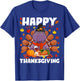 Happy Thanksgiving Funny Hippo Turkey Autumn Hippo Lover T-Shirt - T-Shirt | Royal