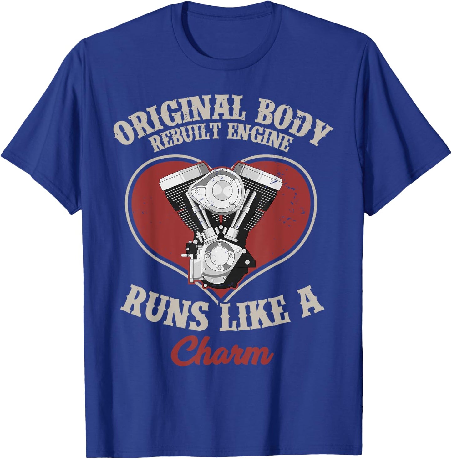 Funny Open Heart Surgery Recovery Survivor Gift Men Women T-Shirt - T-Shirt | Royal