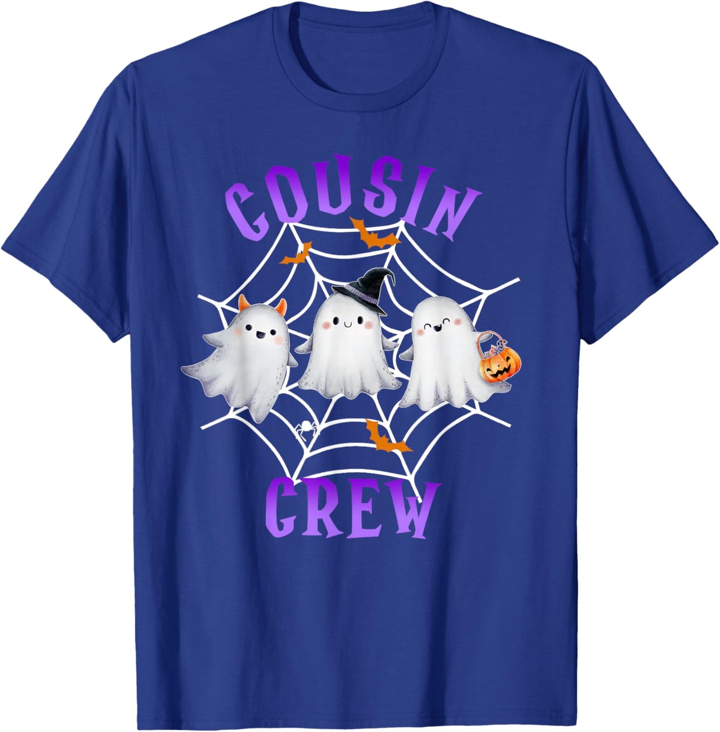 Cousin Crew Halloween, Cousin Matching, Halloween Matching T-Shirt - T-Shirt | Royal