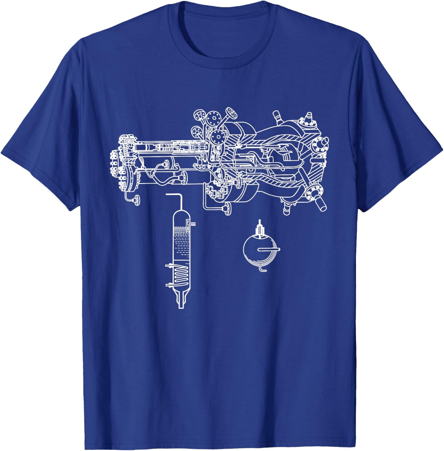 Core Reactor Patent Nuclear Technology Physics Atomic Physics T-Shirt - T-Shirt | Royal