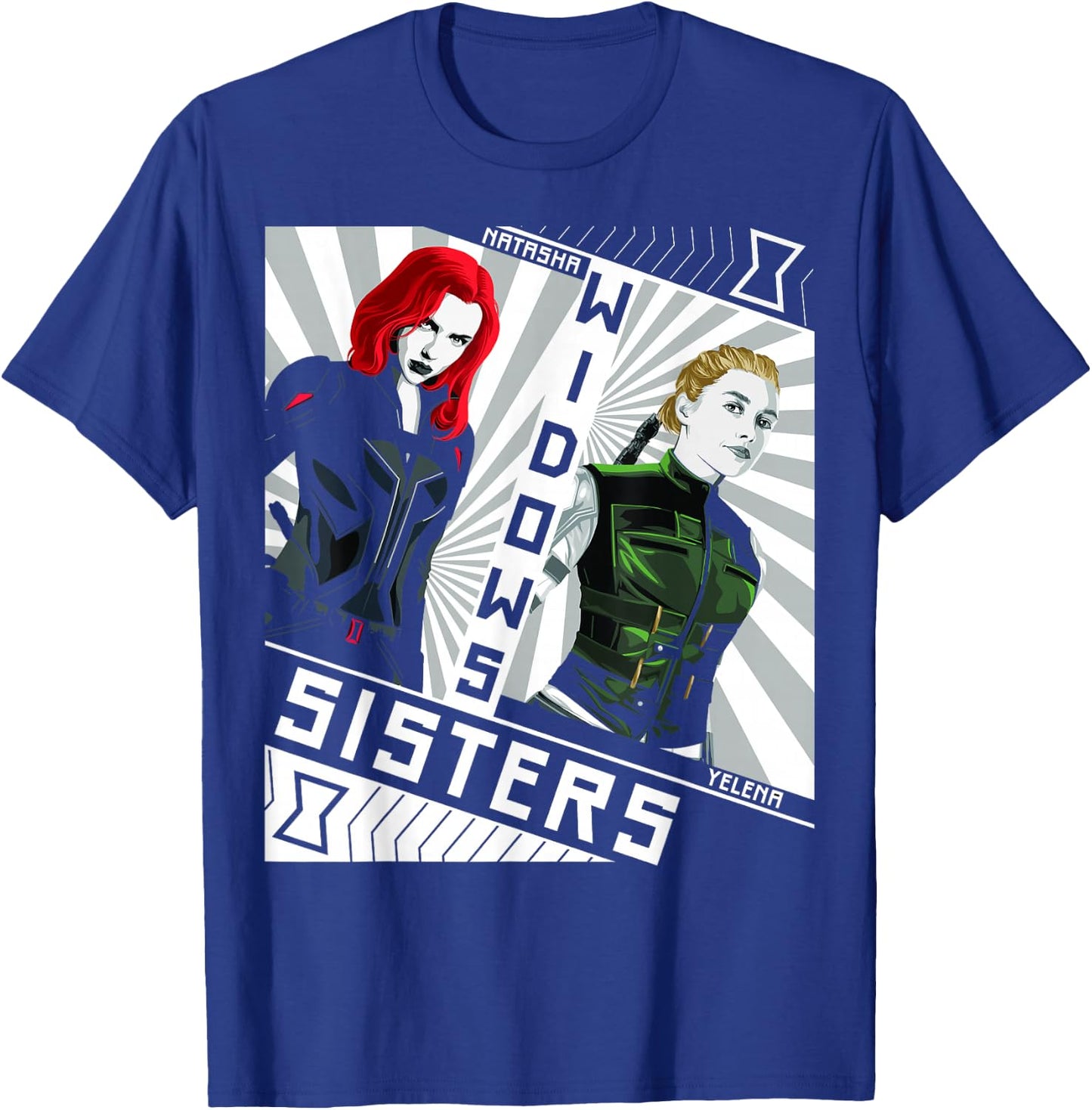 Marvel Black Widow Natasha Yelena Widows Sisters T-Shirt - T-Shirt | Royal