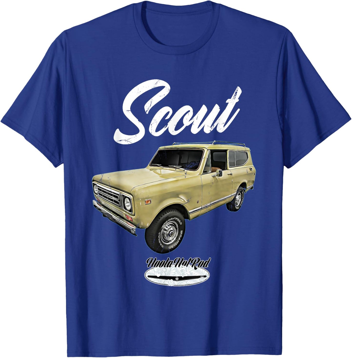 Scout,classic,truck,pickup,international,harvester,oldtimer T-Shirt - T-Shirt | Royal
