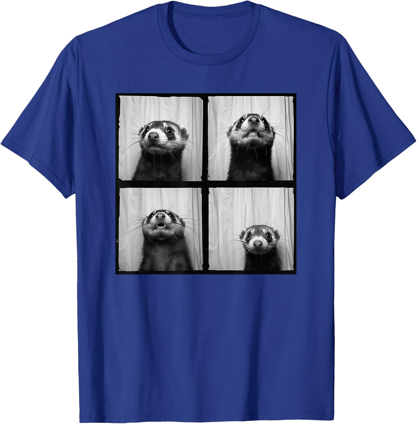 Pet Ferret Face Love Ferrets Funny Ferret T-Shirt - T-Shirt | Royal