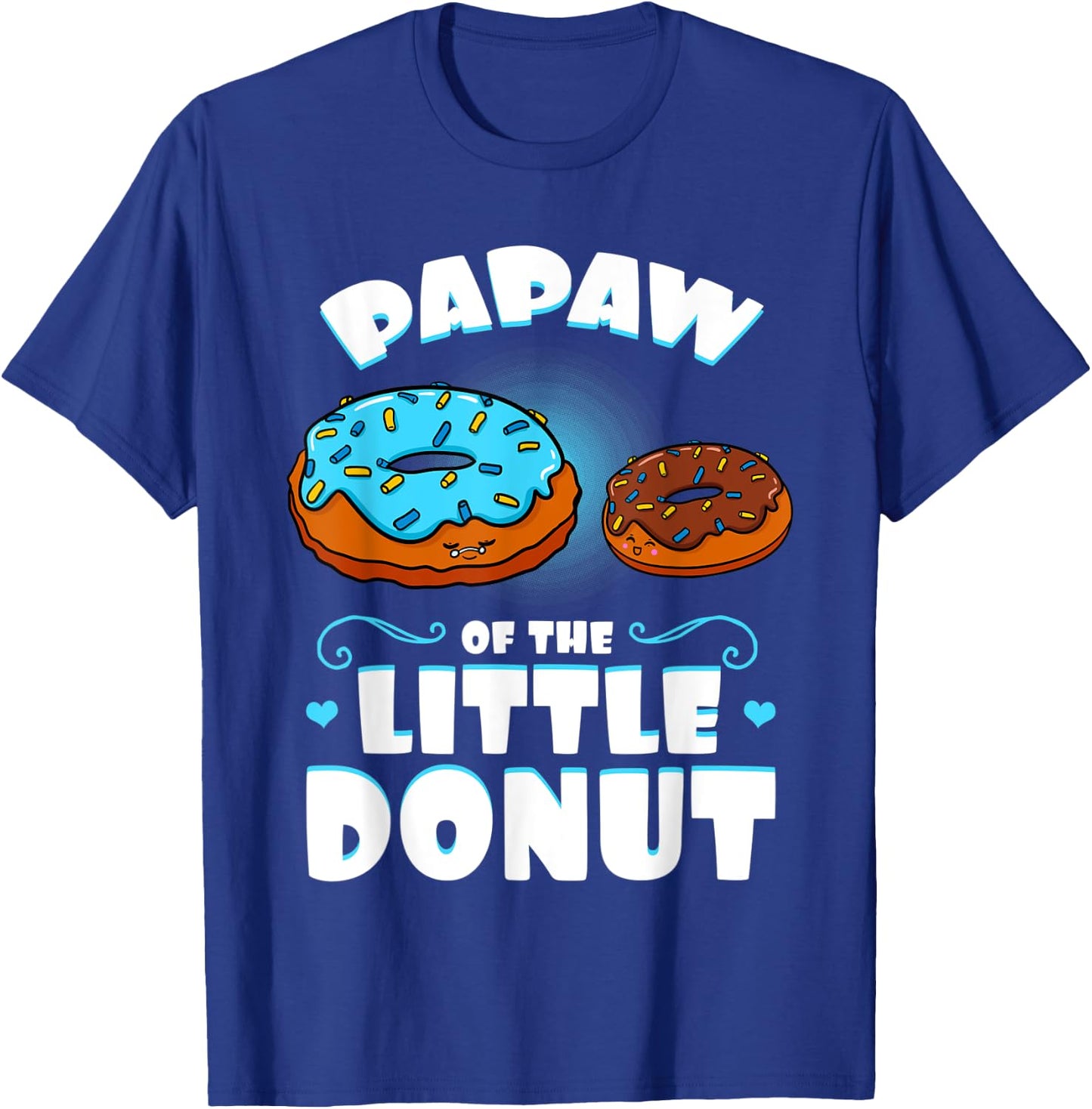 Papaw Of The Little Donut Gender Reveal Announcement T-Shirt - T-Shirt | Royal