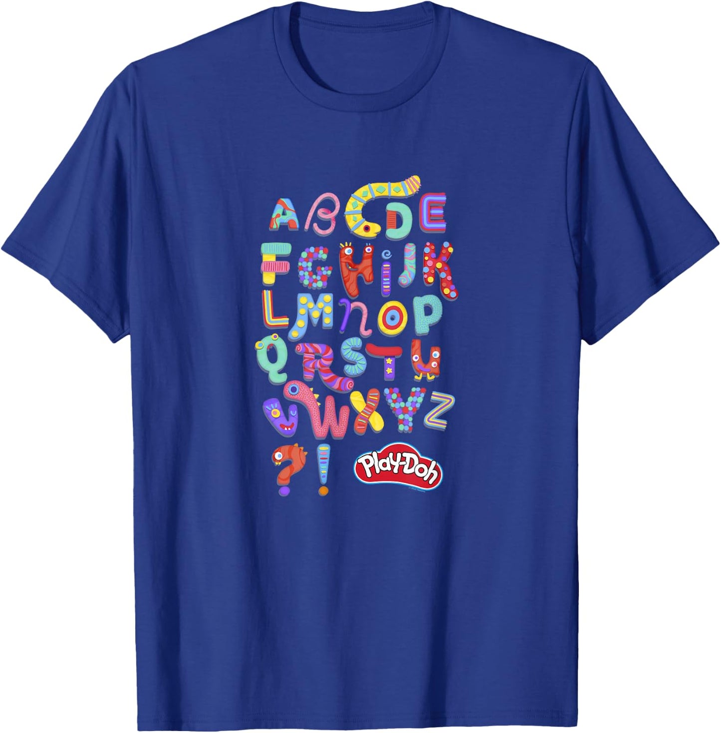 Play -Doh Alphabet Grid T-Shirt - T-Shirt | Royal