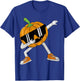 Dabbing Jack O Lantern Halloween Funny Boys Girls Kids Dab T-Shirt - T-Shirt | Royal