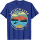 Finger Lakes NY New York Seneca Lake T-Shirt - T-Shirt | Royal