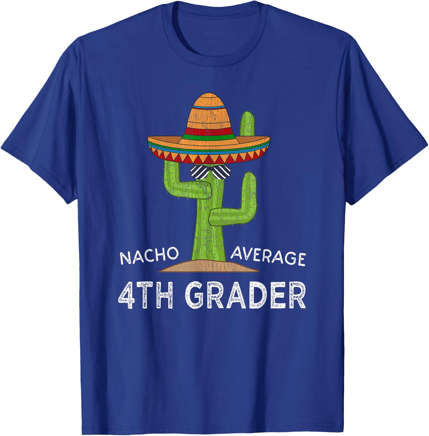 Fun Fourth Grader Back To School | Funny 4th Grade Student T-Shirt - T-Shirt | Royal