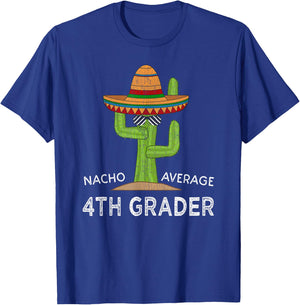 Fun Fourth Grader Back To School | Funny 4th Grade Student T-Shirt - T-Shirt | Royal