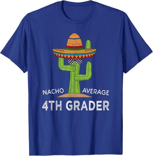 Fun Fourth Grader Back To School | Funny 4th Grade Student T-Shirt - T-Shirt | Royal