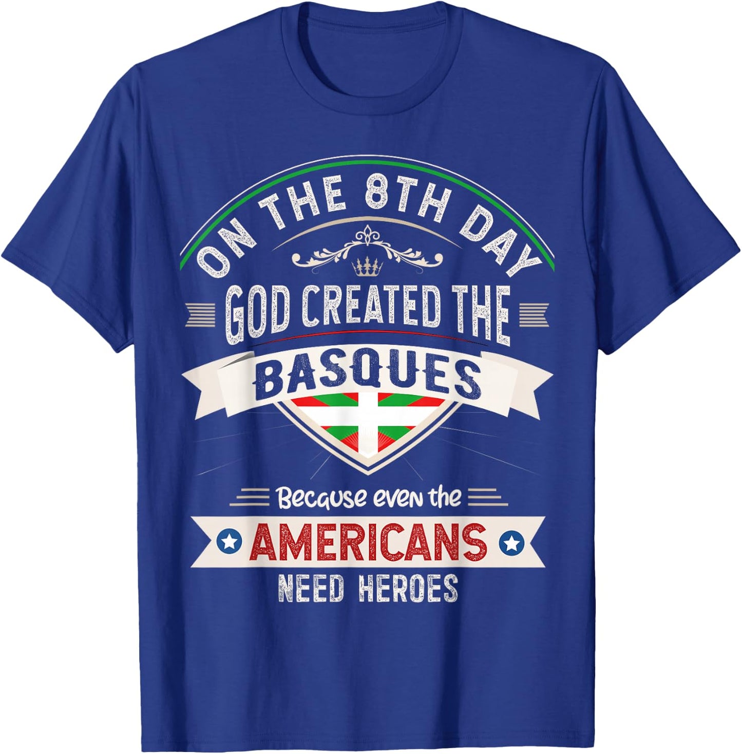 Basque Country Design Basque Men & Women T-Shirt - T-Shirt | Royal
