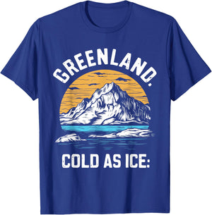 Iceberg Greenland Snow Mountain Arctic Souvenir T-Shirt - T-Shirt | Royal