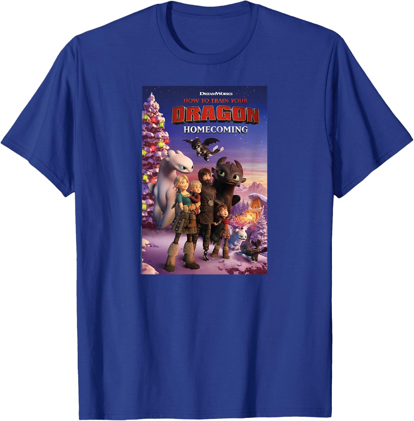 How to Train Your Dragon 3 Homecoming Poster T-Shirt - T-Shirt | Royal