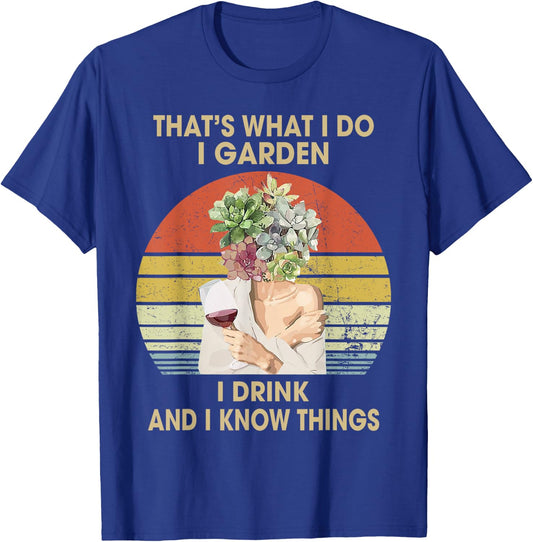 Gifts For People Who Like To Garden Women's Garden Gardening T-Shirt - T-Shirt | Royal