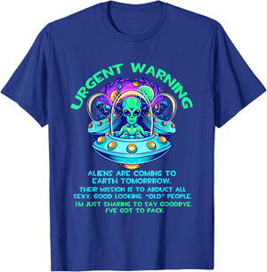 Aliens Guy Ancient Astronaut Theorist T-Shirt - T-Shirt | Royal