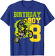 Motocross MX 8th Gift 8 Year Old Dirt Bike Birthday Party T-Shirt - T-Shirt | Royal