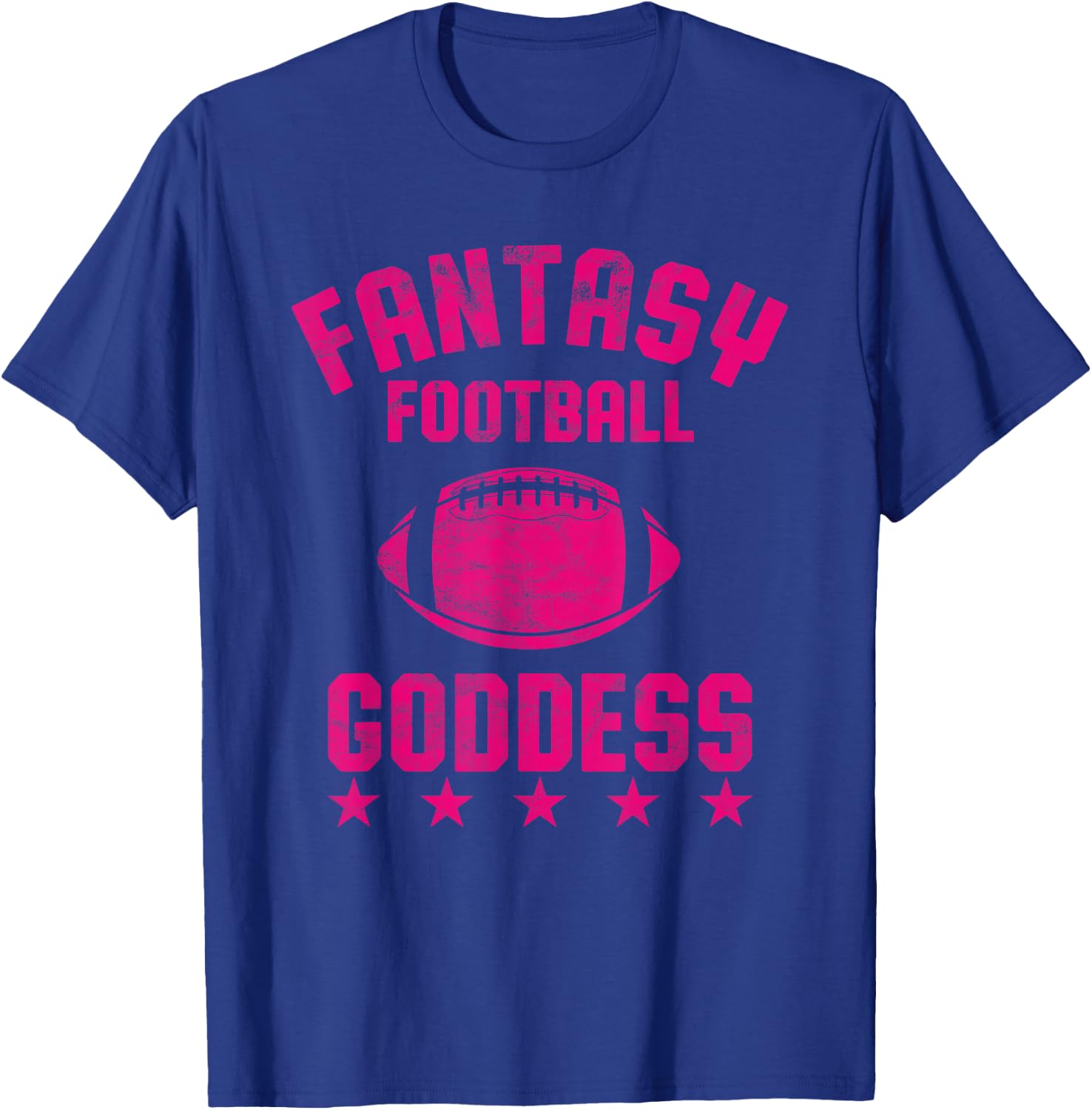 Fantasy Football Goddess Women Cute Design for One Part T-Shirt - T-Shirt | Royal