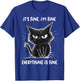 GoshWow -Adults Kids Casual Wear Vacation Black Cat-Themed T-Shirt - T-Shirt | Royal