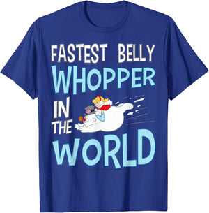 Frosty The Snowman Fastest Belly Whopper In The World T-Shirt - T-Shirt | Royal