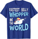 Frosty The Snowman Fastest Belly Whopper In The World T-Shirt - T-Shirt | Royal