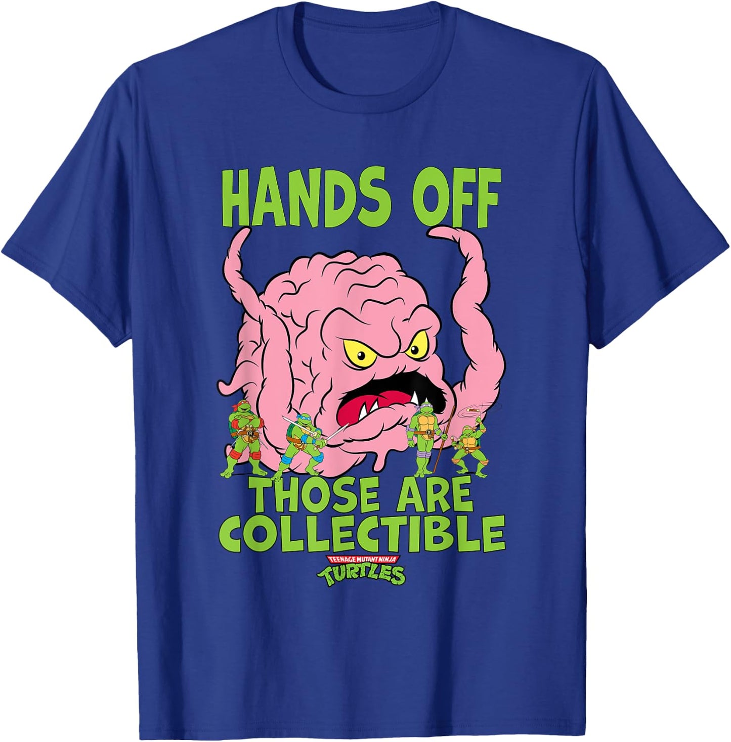 Mademark x Teenage Mutant Ninja Turtles - TMNT Krang Hands Off Those Are Collectible T-Shirt - T-Shirt | Royal