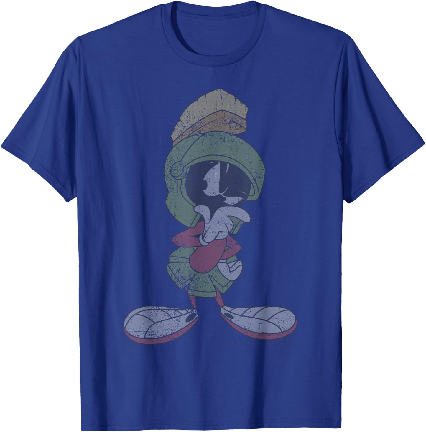 Looney Tunes Marvin The Martian Vintage Portrait T-Shirt - T-Shirt | Royal