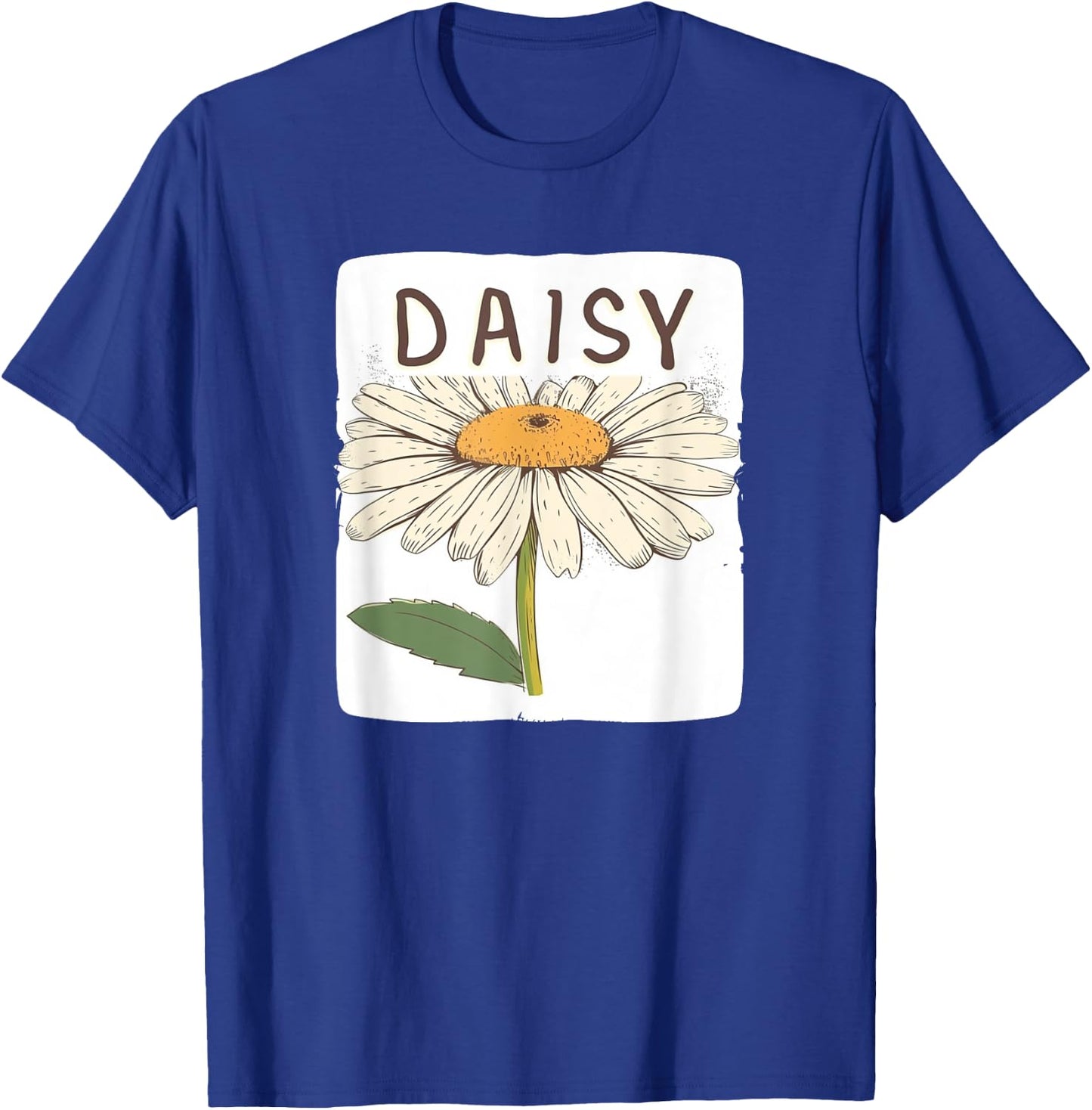 Cute Daisy Flower for Kids and Adults T-Shirt - T-Shirt | Royal