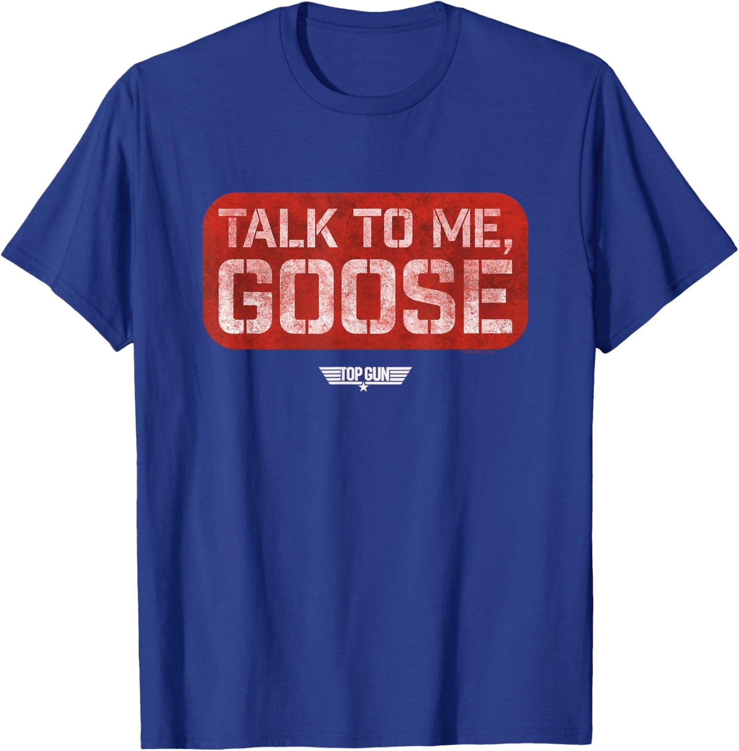 Top Gun Talk to me Goose Stamp T-Shirt - T-Shirt | Royal