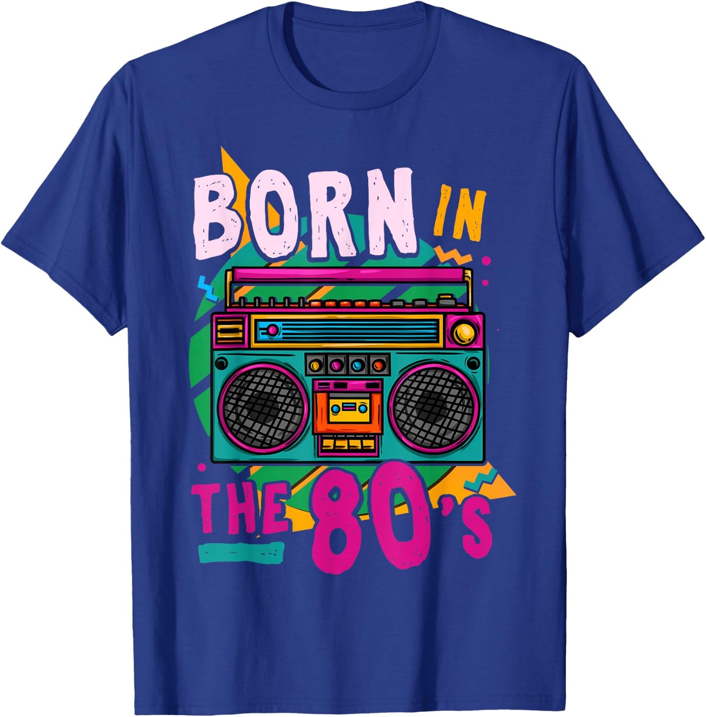 1980 80s 80s Birthday Retro T-Shirt - T-Shirt | Royal