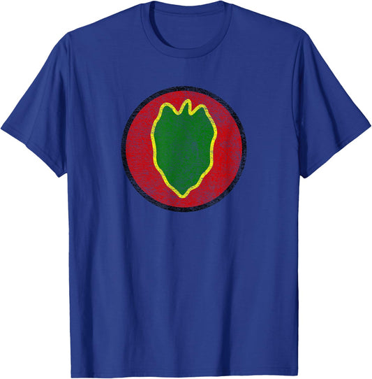 24th Infantry Division Twenty Viurth Army T-Shirt - T-Shirt | Royal