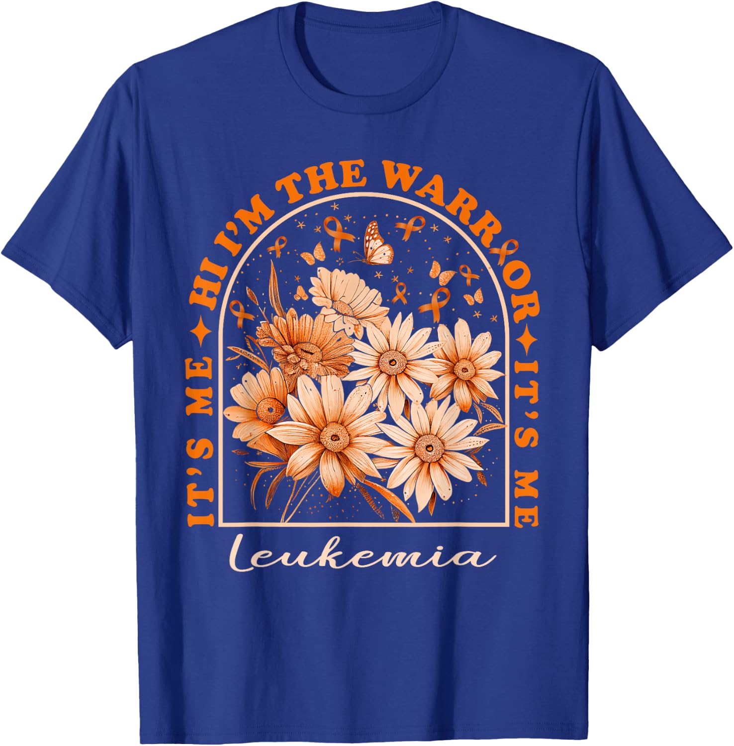vintage It's me I'm the warrior leukemia cancer T-Shirt - T-Shirt | Royal