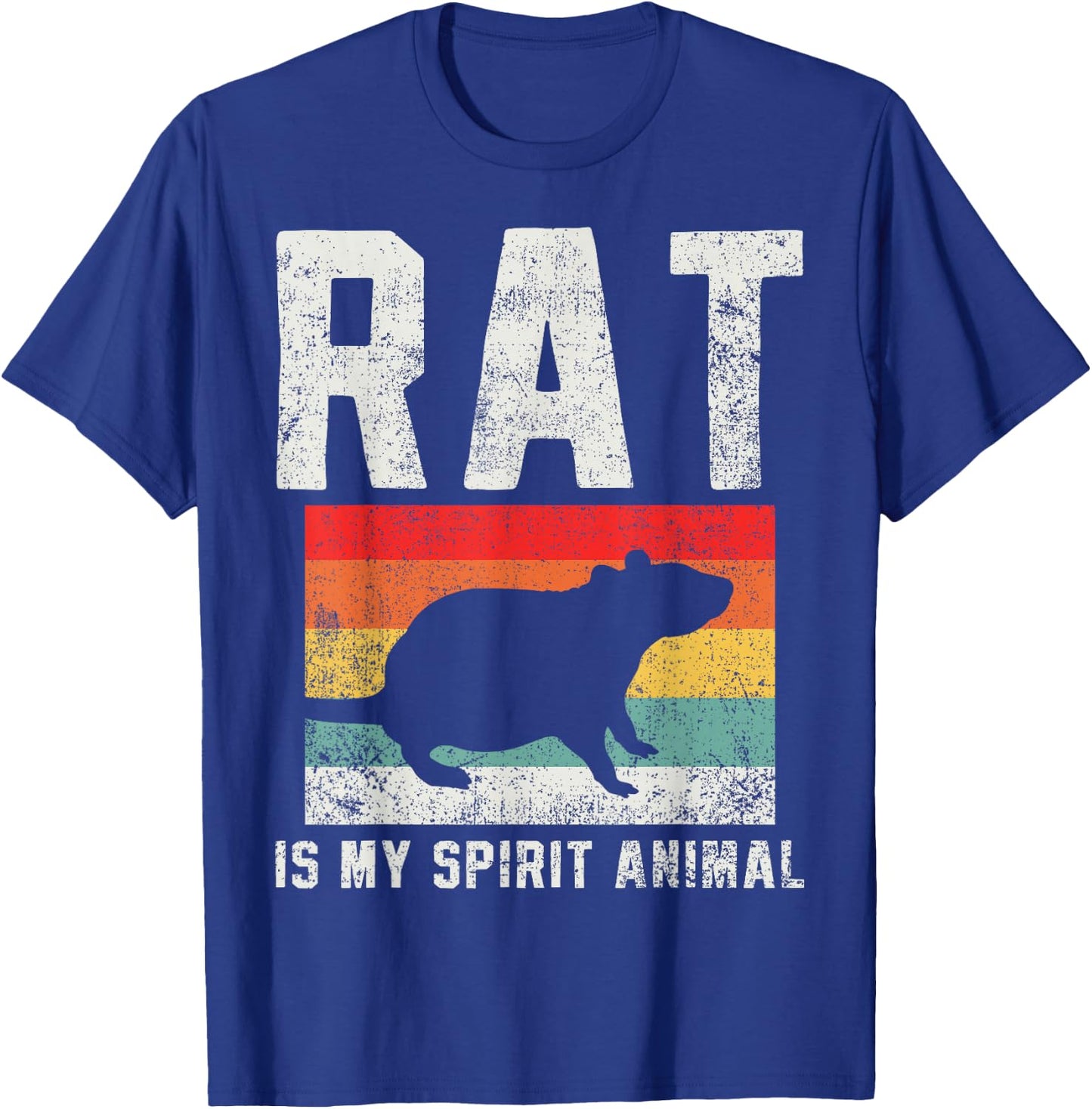 Rat Retro Vintage T-Shirt - T-Shirt | Royal