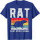 Rat Retro Vintage T-Shirt - T-Shirt | Royal